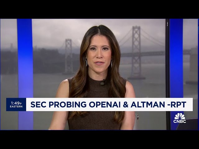 SEC reportedly probing OpenAI and Sam Altman over potentially misleading investors