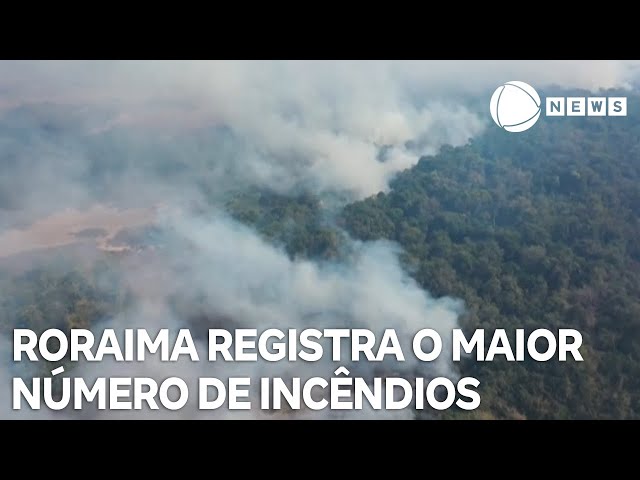 Roraima registra o maior número de incêndios em fevereiro