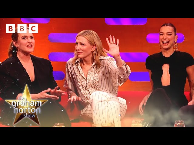 ⁣Kate Winslet, Cate Blanchett and Dua Lipa talk Superstitions | The Graham Norton Show - BBC