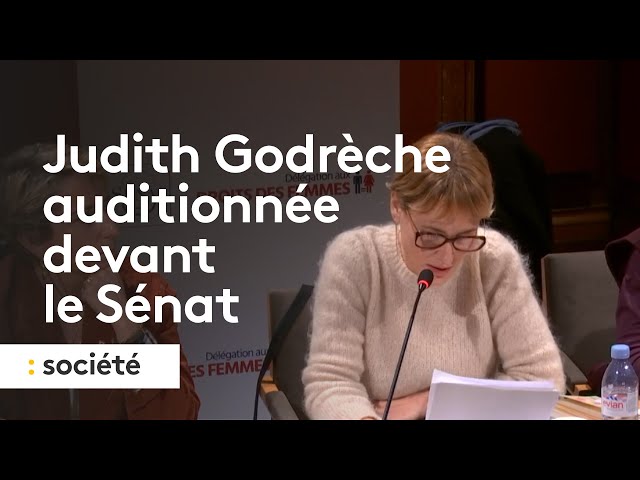 "Tout le monde savait" : l'actrice Judith Godrèche auditionnée devant le Sénat