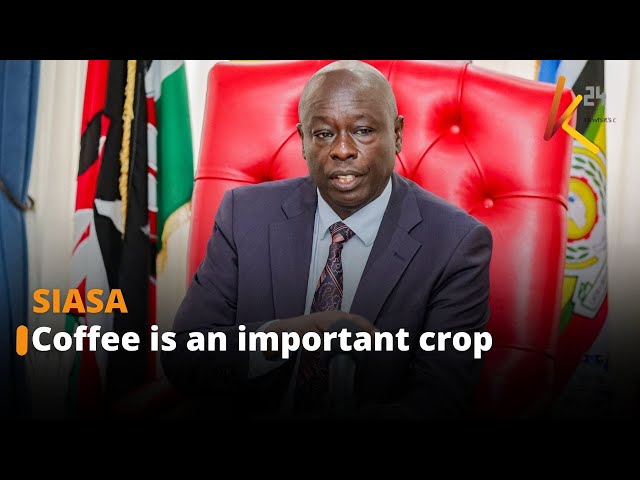 "Coffee is an important crop in our Agricultural outreach," DP Gachagua