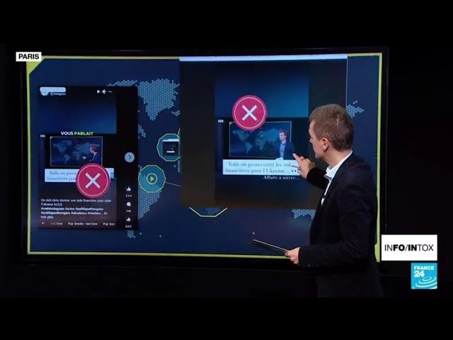 Une émission de France 24 tronquée pour appuyer des fausses informations liées à l'Ukraine