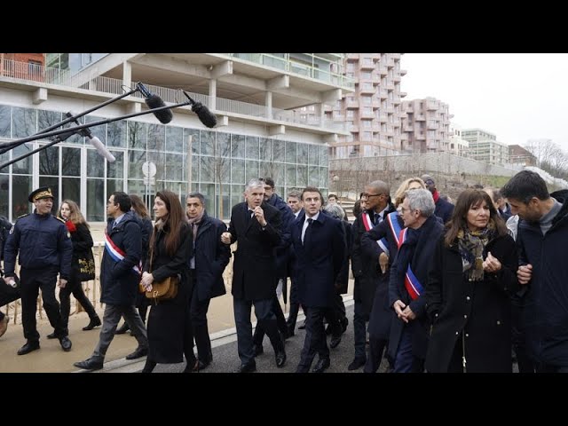 Paris 2024 : Emmanuel Macron a inauguré le village olympique