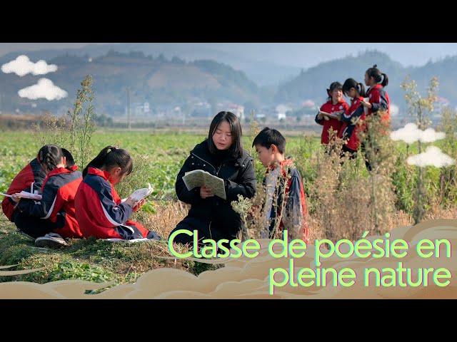 Classe de poésie en pleine nature