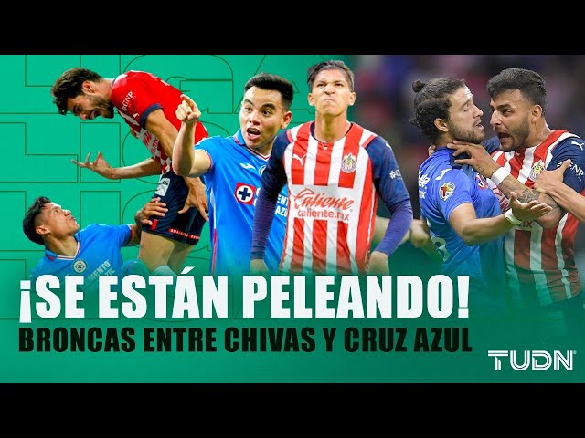 ¡DING DING! ¡Las TREMENDAS BRONCAS QUE CRUZ AZUL Y CHIVAS han protagonizado en la cancha! | TUDN