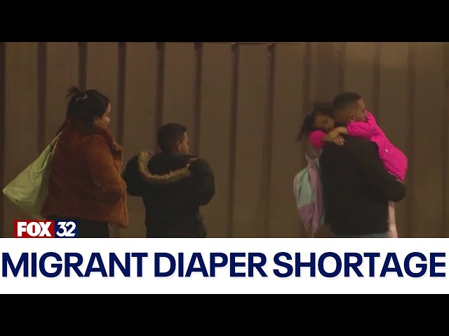 Migrants in Chicago shelters facing diaper shortage