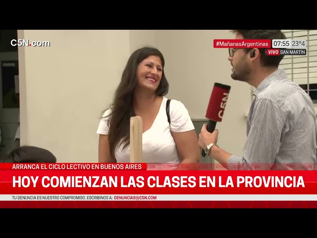 COMIENZAN las CLASES en la PROVINCIA: ARRANCA el CICLO LECTIVO en BUENOS AIRES