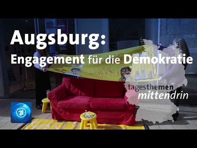 Augsburg: Engagement für die Demokratie | tagesthemen mittendrin