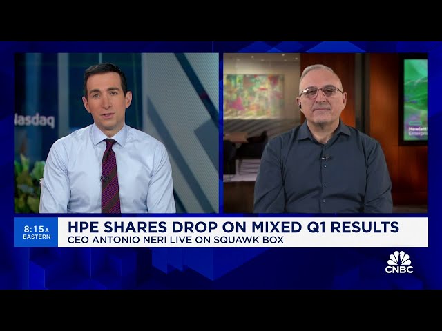 HPE CEO Antonio Neri on mixed Q1 results: A big chunk of AI shipments are deferred