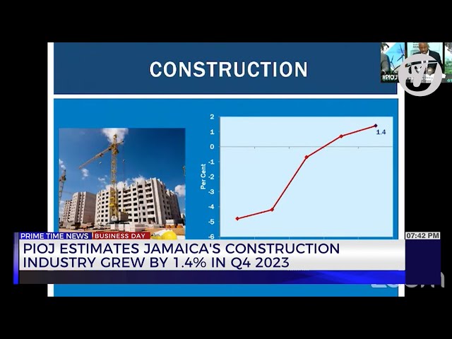 PIOJ Estimates Jamaica's Construction Industry Grew 2% for Jan 2023 - Jan 2024 | TVJ Business D