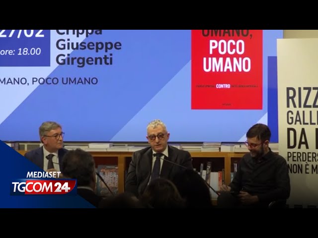 ⁣Presentato "Umano, poco umano" di Mauro Crippa e Giuseppe Girgenti