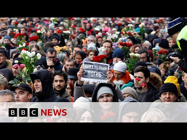 Alexei Navalny funeral held in Moscow | BBC News