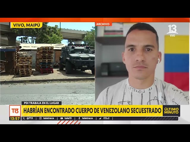 Encuentran cuerpo enterrado en investigación por caso del secuestro del exmilitar venezolano