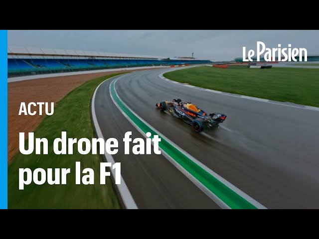 ⁣F1 : le drone le plus rapide du monde prend en chasse Verstappen à 350 km/h