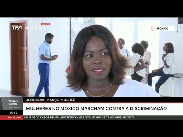 Jornadas Março Mulher - Mulher no Moxico marcham contra a discriminação