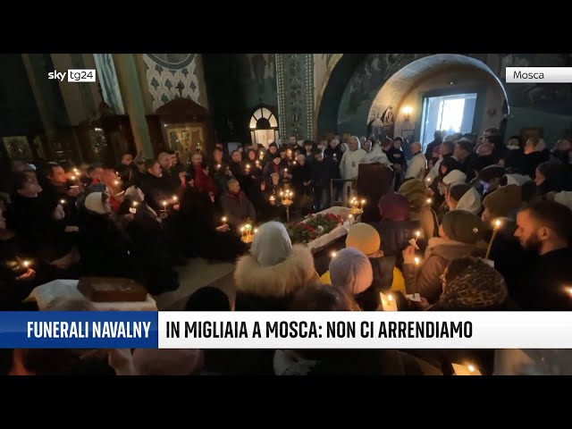 Timeline, Funerali Navalny, migliaia a Mosca sfidano paura