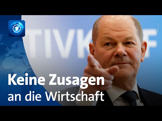 ⁣Wirtschaftsverbände enttäuscht: Scholz geht nicht auf Forderungskatalog ein