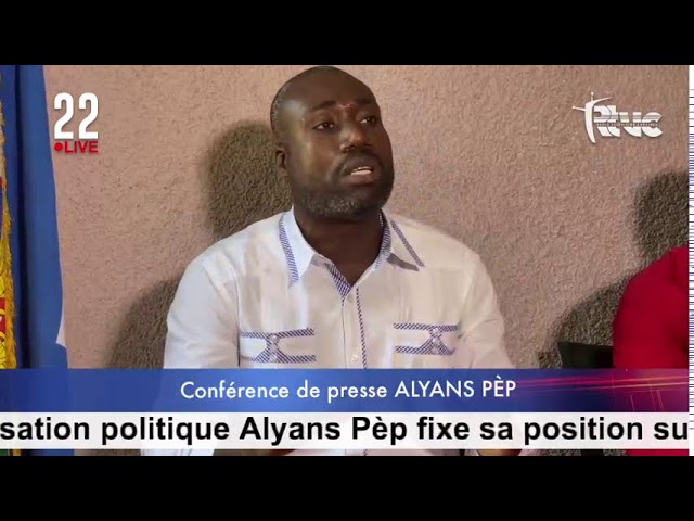 L’organisation politique Alyans Pèp fixe sa position sur la crise politique et dénonce…