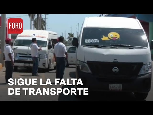 Acapulco: 4 días sin transporte público - Expreso de la Mañana