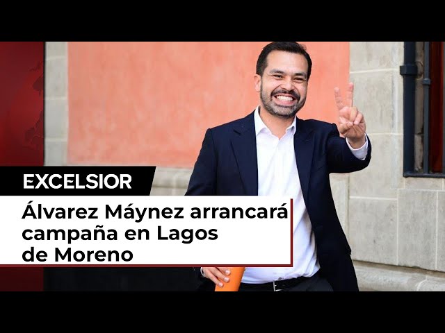 Álvarez Máynez arranca su cruzada a la Presidencia en Lagos de Moreno