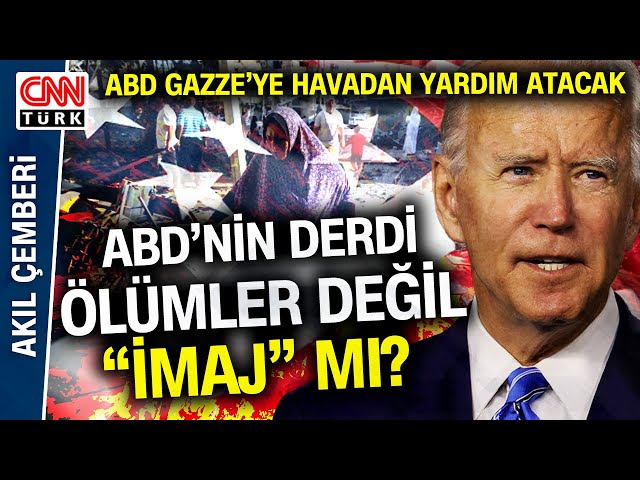 ABD Gazze'ye Uçakla Yardım Atmaya Karar Verdi! Joe Biden Bugüne Dek Neredeydi?