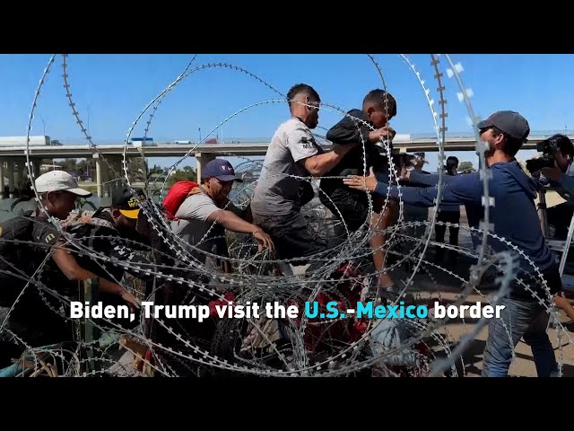 Biden, Trump visit the U.S.-Mexico border