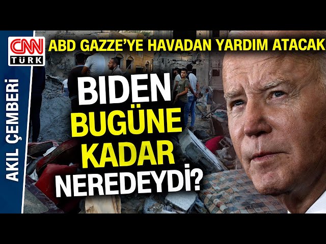 ABD Başkanı Biden Gazze'ye Havadan İnsani Yardım Yapacaklarını Açıkladı! Detayları Y. Paksoy Ak