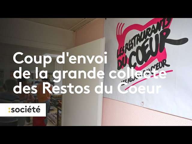 Solidarité : les Restos du Cœur lancent leur collecte alimentaire