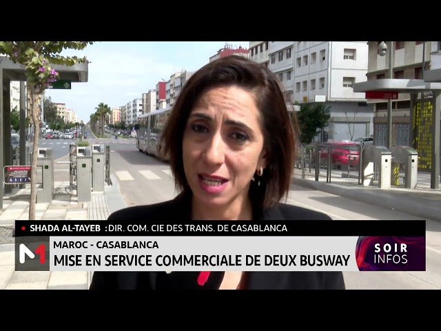 ⁣Casablanca : Mise en service commerciale de deux Busway