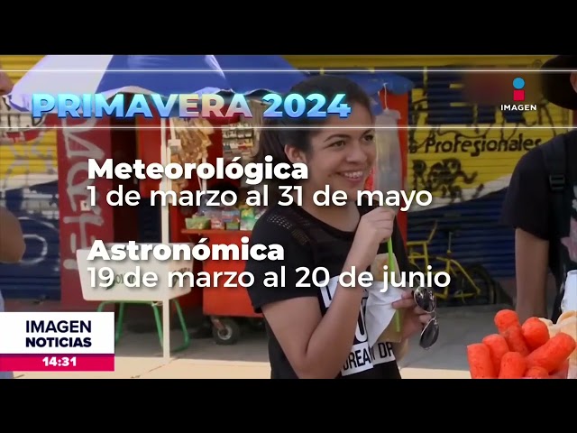 Este viernes inició la primavera para los meteorólogos