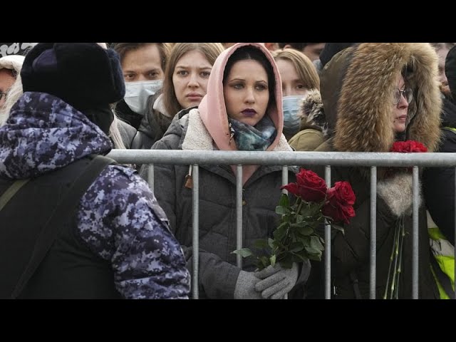 ⁣Russland: Dutzende Menschen nach Trauerfeier von Nawalny festgenommen