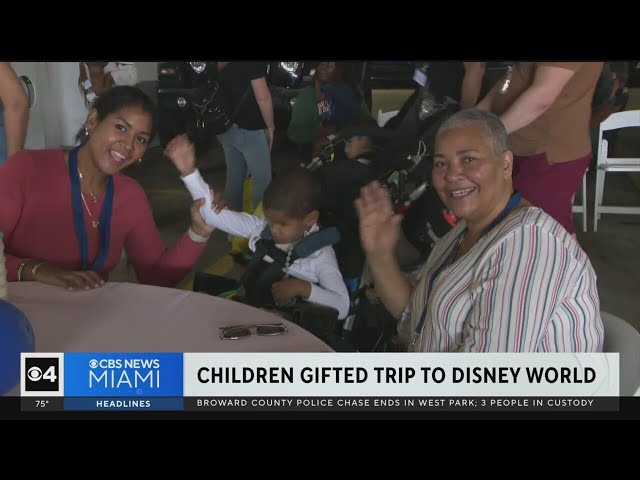 Children gifted trip to Disney World