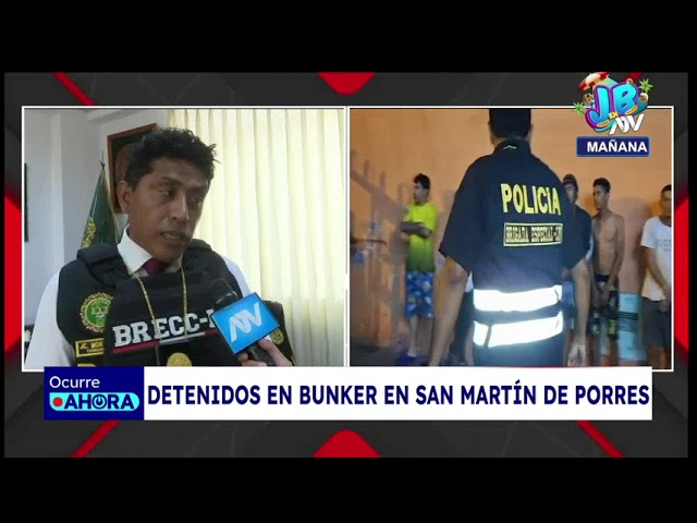 Grupo de peruanos y venezolanos son intervenidos en tres bunkers instalados en SMP