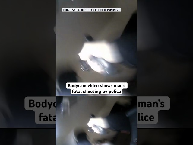 Bodycam video shows man's fatal shooting by Carol Stream police