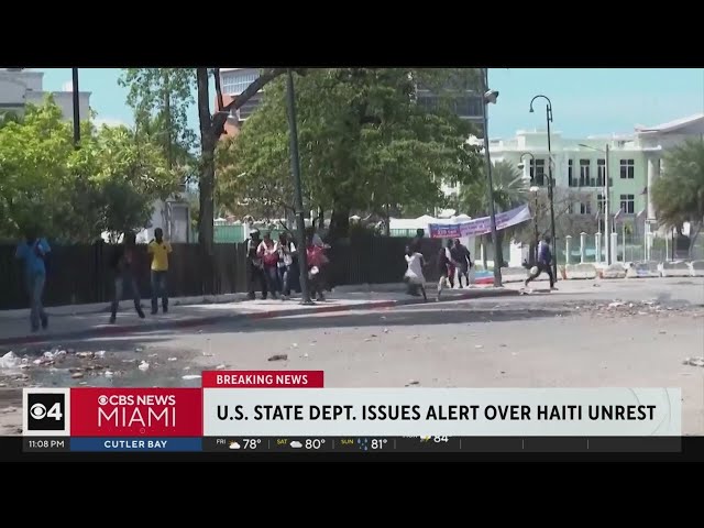 U.S. State Department issues alert over Haiti unrest