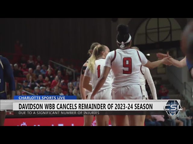 Davidson women's basketball cancel end of season