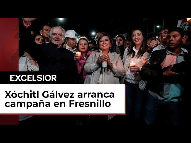 Xóchitl Gálvez arrancó su campaña con una “caminata por la paz”