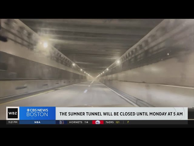 ⁣Sumner Tunnel will be closed until Monday