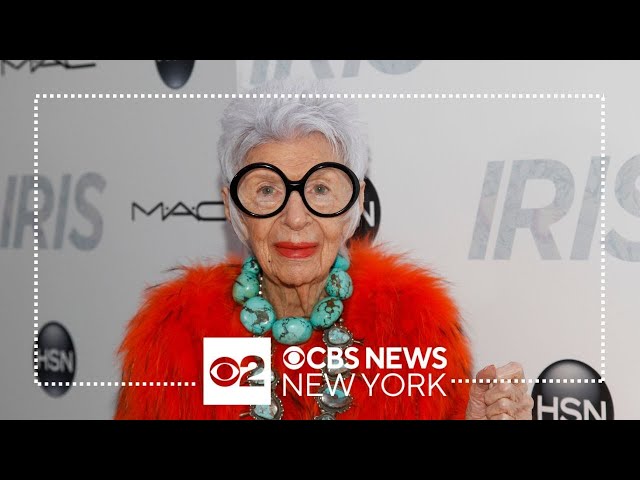 Fashion icon Iris Apfel dies at age 102