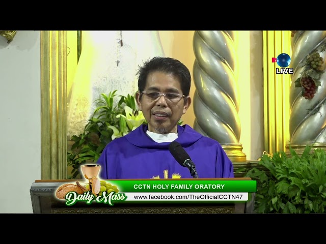 02 MARCH 2024 -  HOMILY by Re.  Fr.  Jose Adonis Aquino