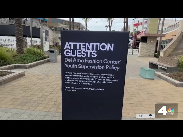 Minors now required supervision at Del Amo Fashion Center