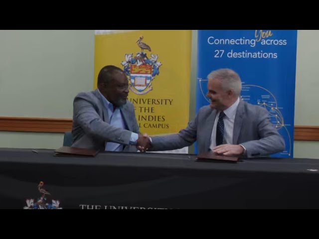 UWI Cave Hill, InterCaribbean Airways sign MOU