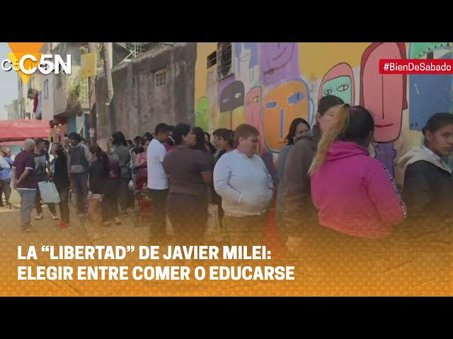 La "LIBERTAD" de MILEI: ELEGIR entre EDUCARSE o COMER