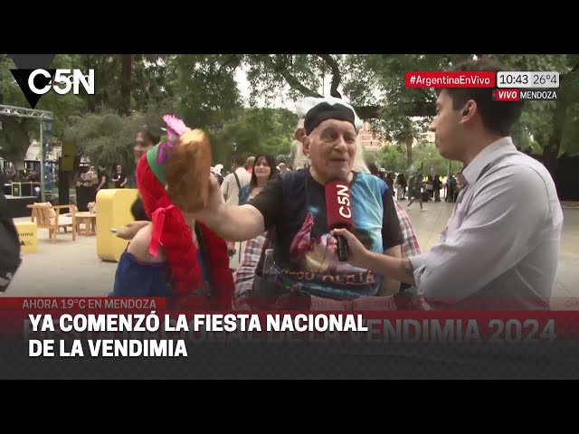 Ya COMENZÓ la FIESTA NACIONAL DE LA VENDIMIA