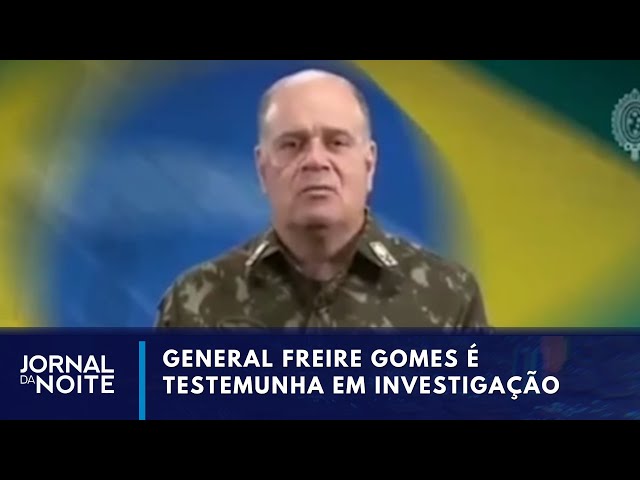 Ex-comandante do Exército depõe na Polícia Federal | Jornal da Noite