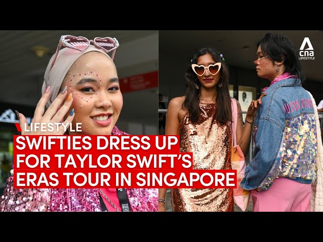 Taylor Swift in Singapore for Eras Tour: Swifties dress up for her concert