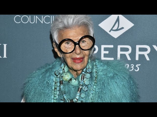 Iris Apfel muere a los 102 años: "EE.UU. es sólo 145 años más viejo que yo"