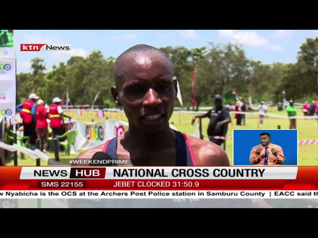 Agnes Jebet wins the 10km women's race in the national cross country