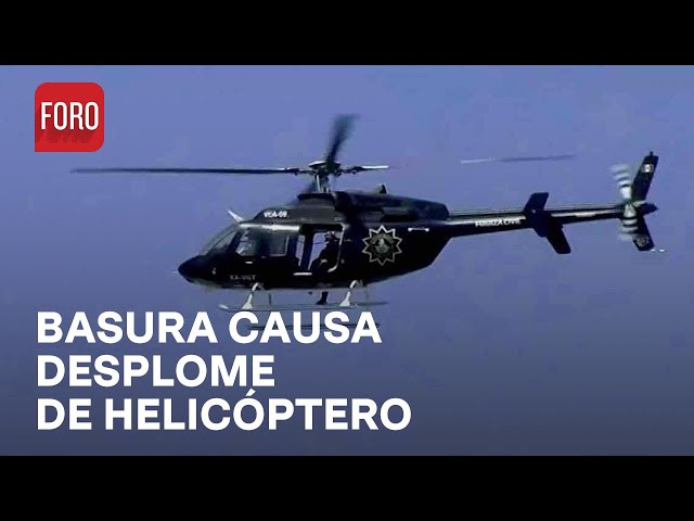 ⁣Se estrella helicóptero de Fuerza Civil en Doctor Coss, Nuevo León - Las Noticias