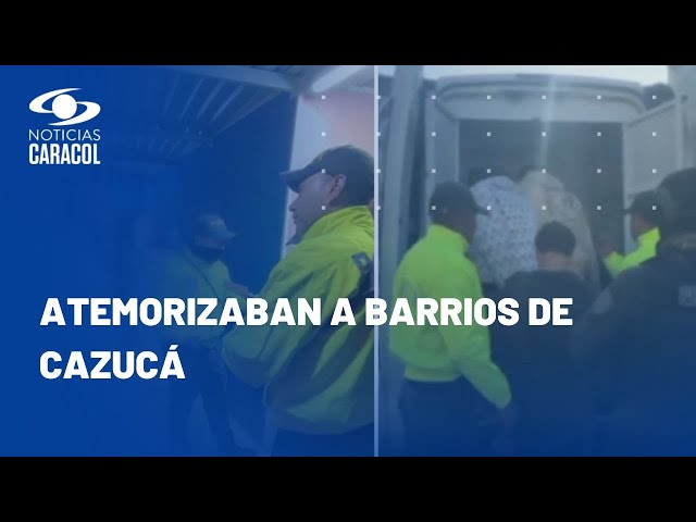 Capturan a cinco integrantes de la banda sicarial Los paisas